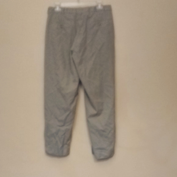 mens Lands' End tan wool dress pants, approx 32x28" - Picture 3 of 6